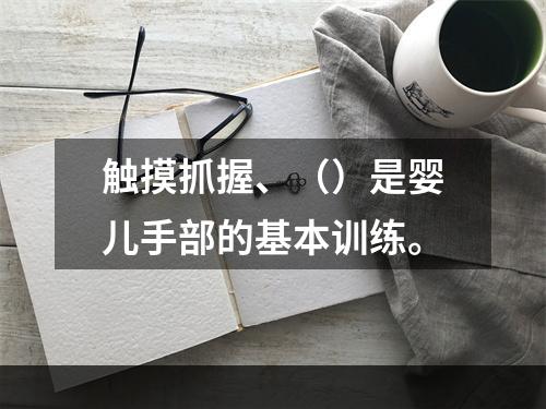 触摸抓握、（）是婴儿手部的基本训练。