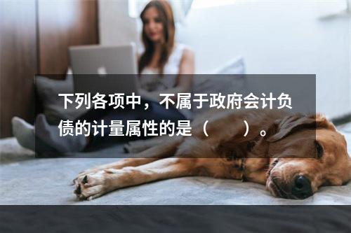 下列各项中，不属于政府会计负债的计量属性的是（　　）。