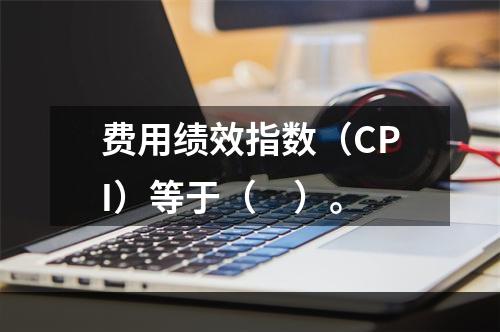 费用绩效指数（CPI）等于（　）。