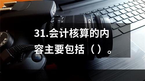 31.会计核算的内容主要包括（ ）。