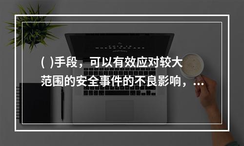 (  )手段，可以有效应对较大范围的安全事件的不良影响，保证