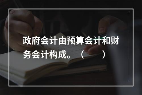 政府会计由预算会计和财务会计构成。（　　）