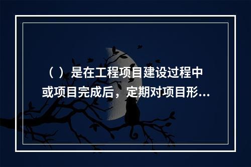 （  ）是在工程项目建设过程中或项目完成后，定期对项目形成过