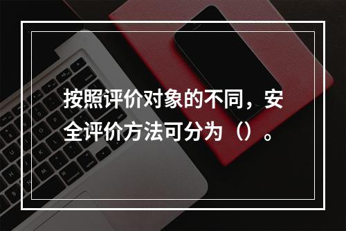 按照评价对象的不同，安全评价方法可分为（）。