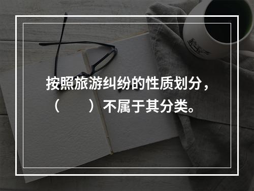 按照旅游纠纷的性质划分，（　　）不属于其分类。