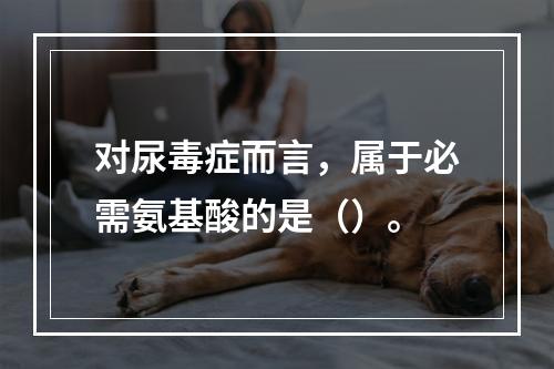 对尿毒症而言，属于必需氨基酸的是（）。