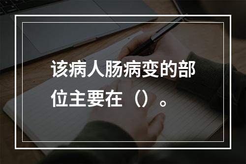 该病人肠病变的部位主要在（）。