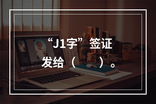 “J1字”签证发给（　　）。