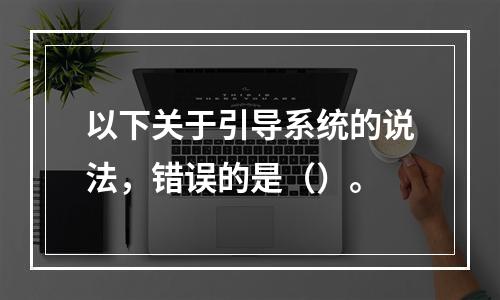 以下关于引导系统的说法，错误的是（）。