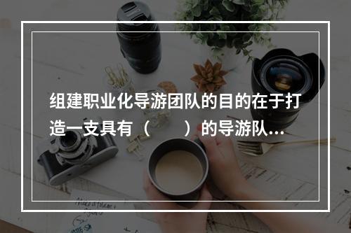 组建职业化导游团队的目的在于打造一支具有（　　）的导游队伍