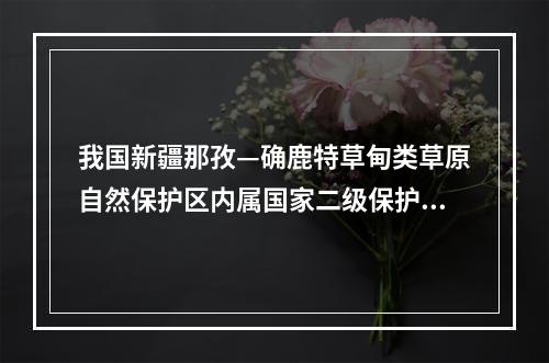 我国新疆那孜—确鹿特草甸类草原自然保护区内属国家二级保护动