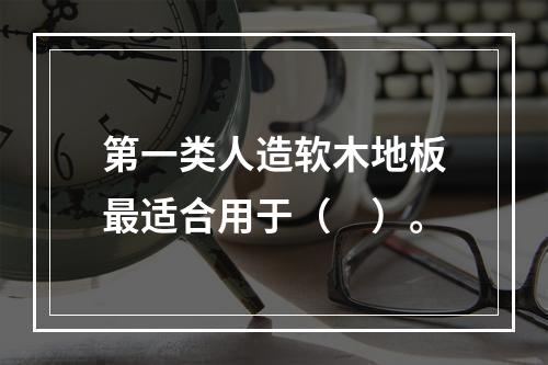 第一类人造软木地板最适合用于（　）。