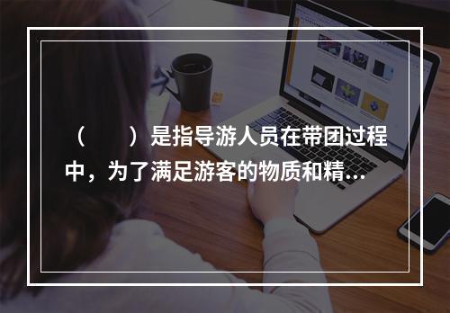 （　　）是指导游人员在带团过程中，为了满足游客的物质和精神需