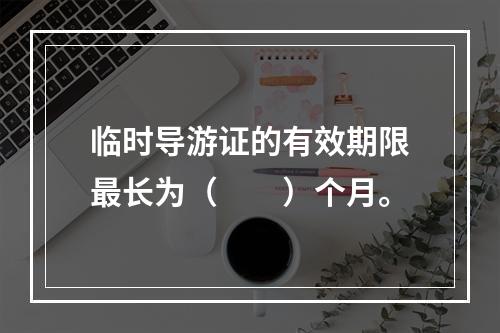 临时导游证的有效期限最长为（　　）个月。