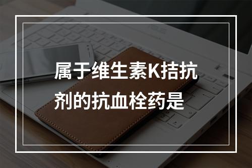 属于维生素K拮抗剂的抗血栓药是