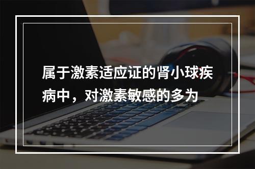 属于激素适应证的肾小球疾病中，对激素敏感的多为