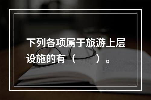 下列各项属于旅游上层设施的有（　　）。