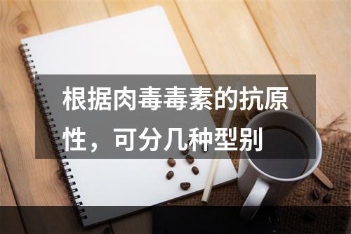 根据肉毒毒素的抗原性，可分几种型别