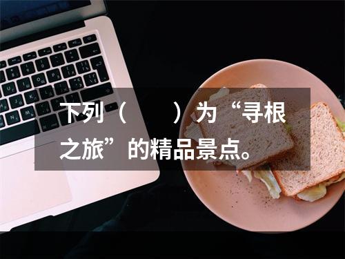 下列（　　）为“寻根之旅”的精品景点。