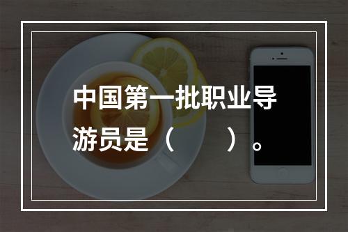 中国第一批职业导游员是（　　）。