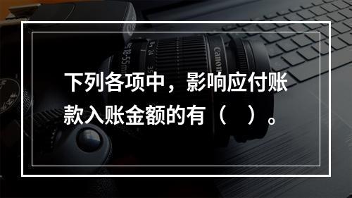 下列各项中，影响应付账款入账金额的有（　）。