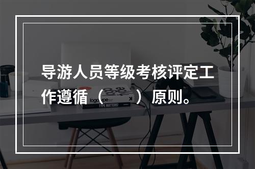 导游人员等级考核评定工作遵循（　　）原则。