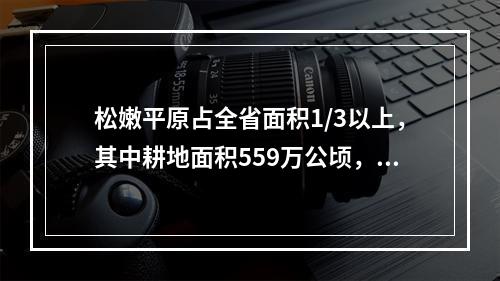 松嫩平原占全省面积1/3以上，其中耕地面积559万公顷，土