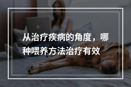 从治疗疾病的角度，哪种喂养方法治疗有效