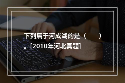 下列属于河成湖的是（　　）。[2010年河北真题]