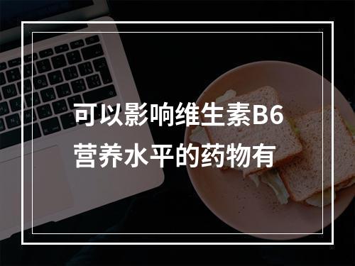 可以影响维生素B6营养水平的药物有