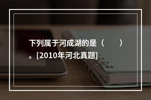 下列属于河成湖的是（　　）。[2010年河北真题]