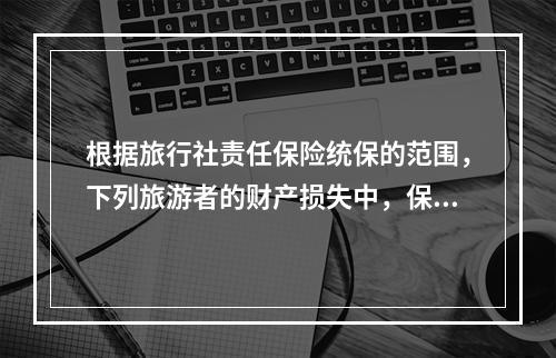 根据旅行社责任保险统保的范围，下列旅游者的财产损失中，保险人