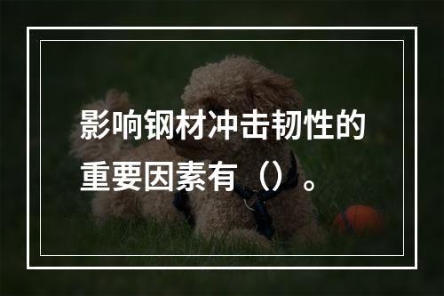 影响钢材冲击韧性的重要因素有（）。