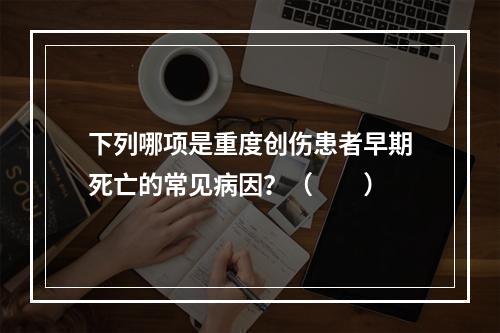 下列哪项是重度创伤患者早期死亡的常见病因？（　　）