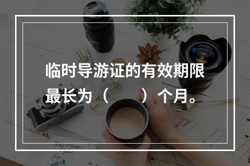 临时导游证的有效期限最长为（　　）个月。