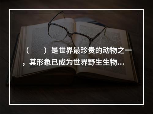 （　　）是世界最珍贵的动物之一，其形象已成为世界野生生物基