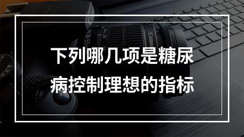 下列哪几项是糖尿病控制理想的指标