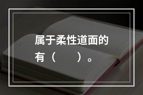 属于柔性道面的有（　　）。