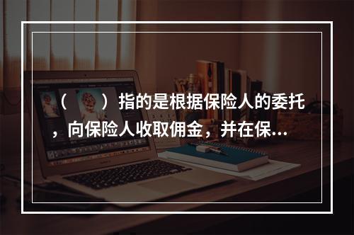 （　　）指的是根据保险人的委托，向保险人收取佣金，并在保险人