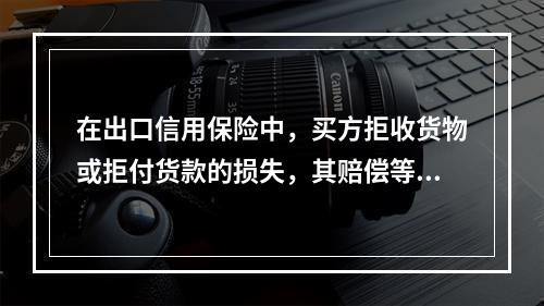 在出口信用保险中，买方拒收货物或拒付货款的损失，其赔偿等待期