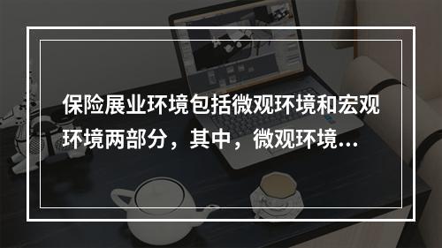 保险展业环境包括微观环境和宏观环境两部分，其中，微观环境主要