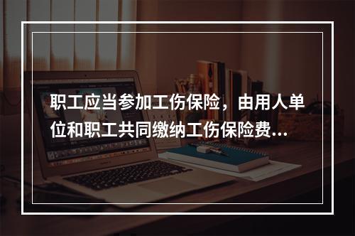 职工应当参加工伤保险，由用人单位和职工共同缴纳工伤保险费。（