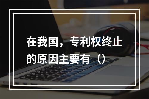 在我国，专利权终止的原因主要有（）