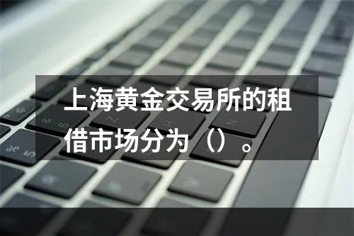 上海黄金交易所的租借市场分为（）。