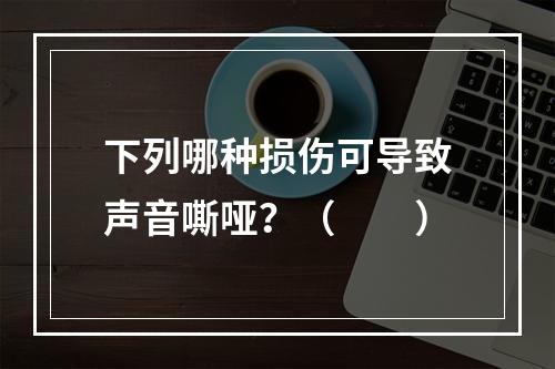 下列哪种损伤可导致声音嘶哑？（　　）