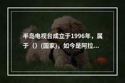 半岛电视台成立于1996年，属于（）(国家)，如今是阿拉伯世