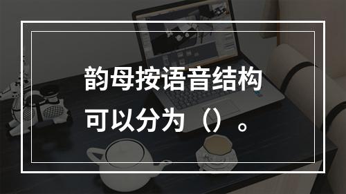 韵母按语音结构可以分为（）。