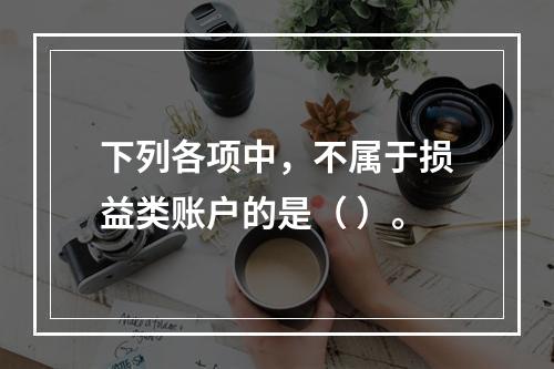 下列各项中，不属于损益类账户的是（ ）。