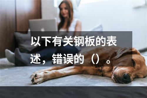 以下有关钢板的表述，错误的（）。