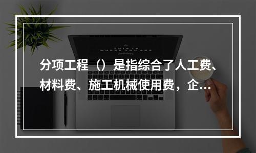 分项工程（）是指综合了人工费、材料费、施工机械使用费，企业管